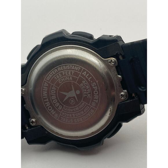 Armitron Alarm Chrono Digital Men's Watch 44mm - 40/8089 - All Sport - WR - Picture 4 of 4